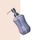 Grey marble painted curved dispenser