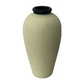 White Warli vase round